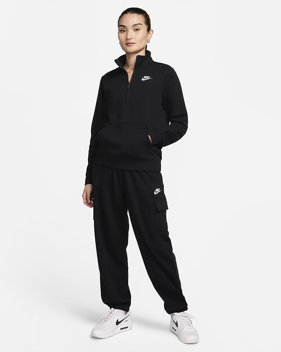 Nike Sportswear Club Fleece Women s 1 2 Zip Sweatshirt. Nike JP